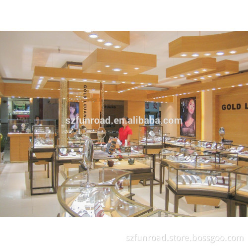 Customized Jewelry Display Cabinet Showcase for Jewelry Shop Decoration
